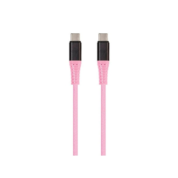 High-Strength Aluminum Connectors 5A/100W AtlasFlex Series Monoprice Durable USB 2.0 Type-C Charge and Sync Kevlar Reinforced Nylon-Braid Cable Purple 3 Feet High-Strength Aluminum Connectors 5A/100W AtlasFlex Series Monoprice Durable USB 2.0 Type-C Charge and Sync Kevlar Reinforced Nylon-Braid Cable Purple 3 Feet